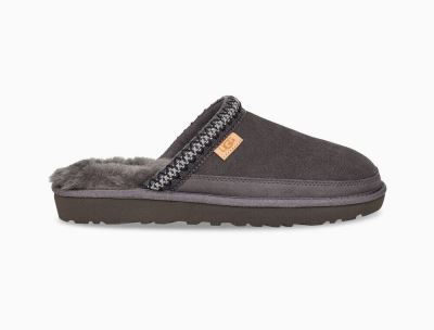 UGG Tasman Slip-On Mens Slippers Dark Grey - AU 203CY